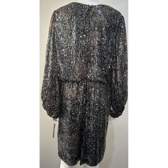 R&M Richards Sparkly Drape Back Dress Red Carpet Worthy! New Year & X-mass Party - Picture 13 of 16